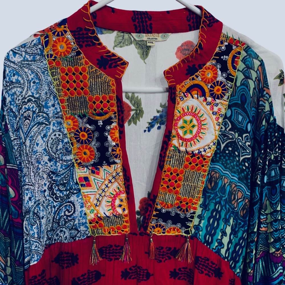 ANADAS Patchwork Dress - image 14